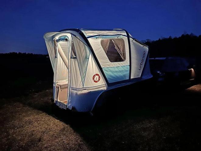 banoid Booba微型拖挂房车新葡京博彩都市游牧者的梦幻橡果！Ur(图5)